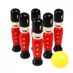 Soldier Skittles Wooden Toy