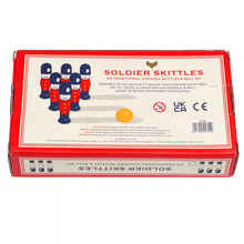 Load image into Gallery viewer, Soldier skittles wooden toy
