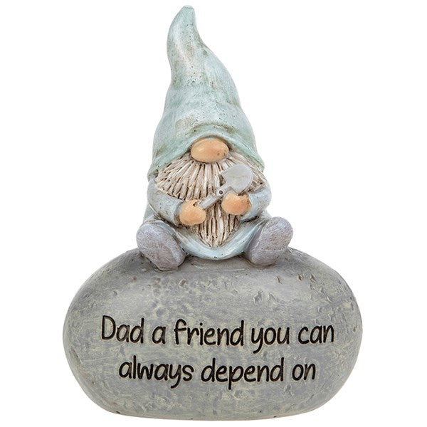 Dad Gonk On Pebble - Dad A Friend You Can Always Depend On