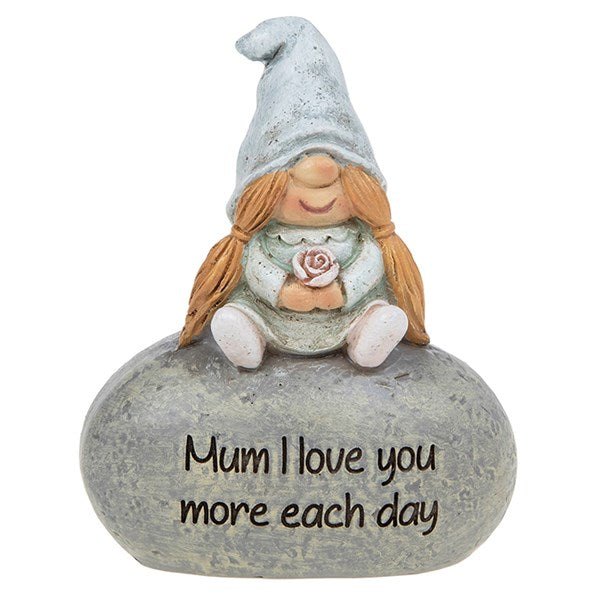 Mum Gonk On Pebble - Mum I Love You More Each Day