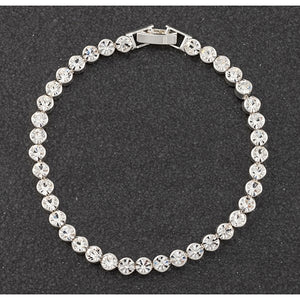 Silver Plated Tennis Bracelet