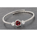 Poppy & Diamante Bangle
