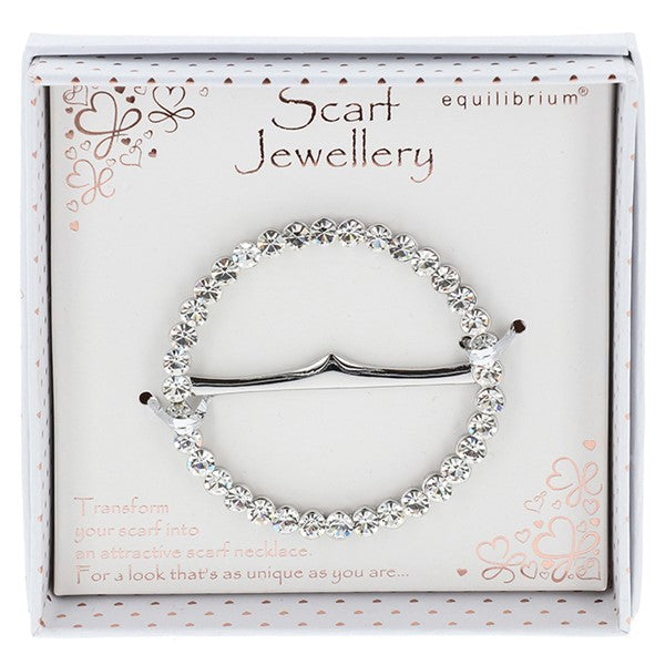 Scalf Ring - Sparkly Diamantes - Silver