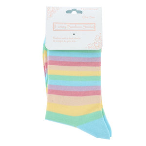 Bamboo Socks - Rainbow - Pastel