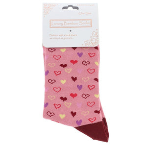 Bamboo Socks - Hearts