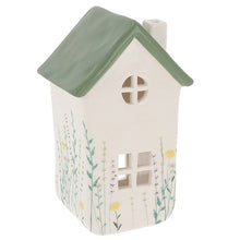 Load image into Gallery viewer, Meadow Flowers Ceramic House Tea Light Holders
