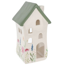 Load image into Gallery viewer, Meadow Flowers Ceramic House Tea Light Holders
