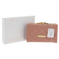 RFID Diamond Quilt Purse - Medium - Pink