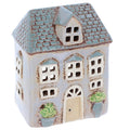 Village Pottery Garden Dorma House T-Light Holder