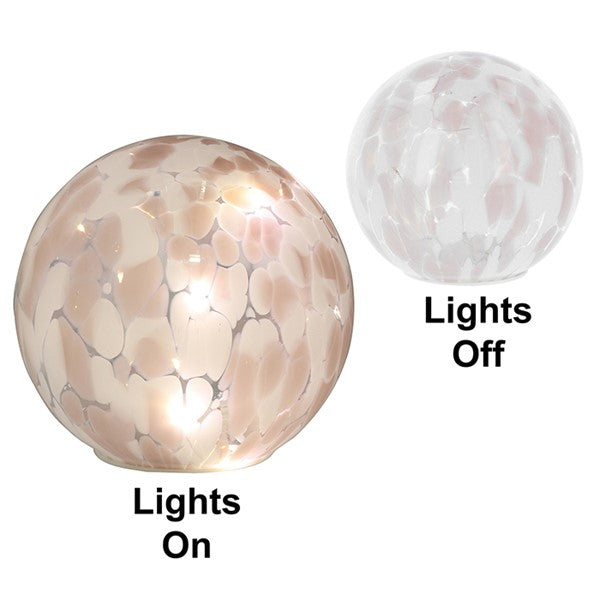 LED Ball Lamp - Battery Powered - Pink