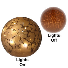 Load image into Gallery viewer, LED Ball Lamp - Battery Powered - Amber/Brown
