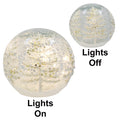 LED Crackle Ball - White Tree
