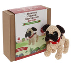 Creative Crochet Kit Chenille Bull Dog