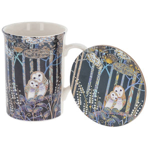 Penny Gaj Barn Owl Mug & Coaster