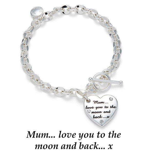 Silver Plated Bracelet Mum