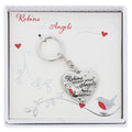 Robins Appear When Angels Are Near Keyring