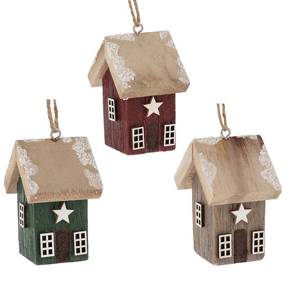 Christmas Cottages Tree Decorations