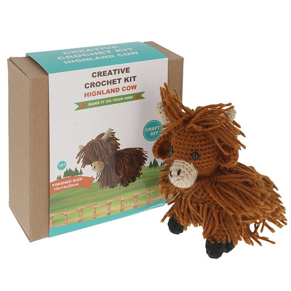 Shaggy Highland Cow Crochet Kit