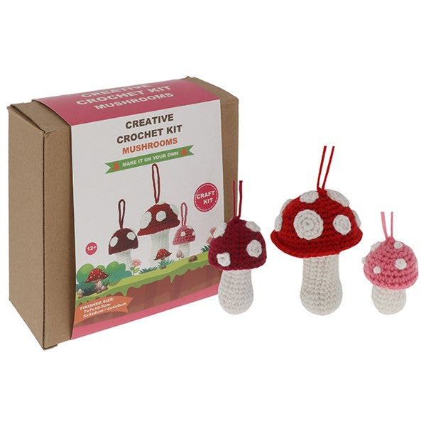 Mushrooms Crochet Kit