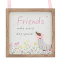 Ditsy Ducks Square Hanging Plaque - Friends