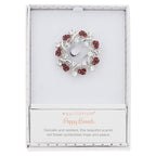 Equilibrium Silver Plated Poppy Ribbons Elegant Brooch