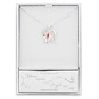 Robins Appear Heart Silver Plated Necklace