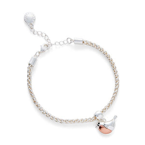 Robins Appear Two Tone Bracelet