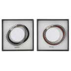 EQ For Men Double Leather Metal Bracelet