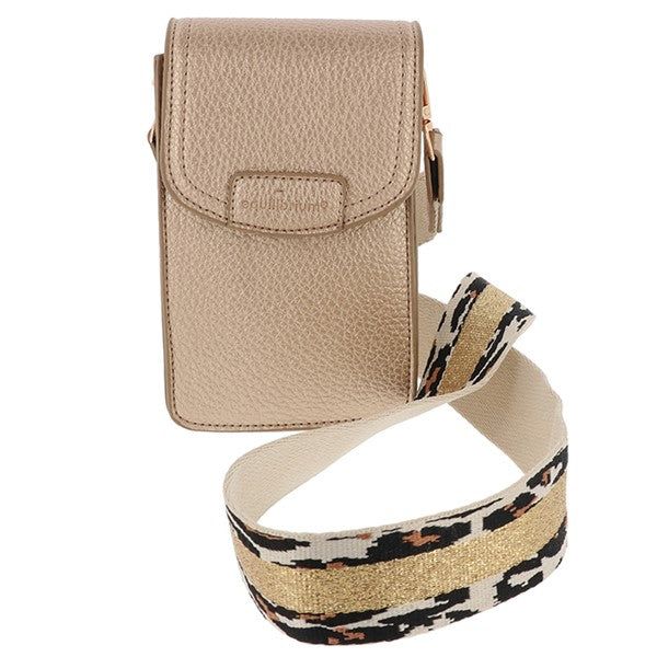 Classic Mobile Phone Bag - Gold