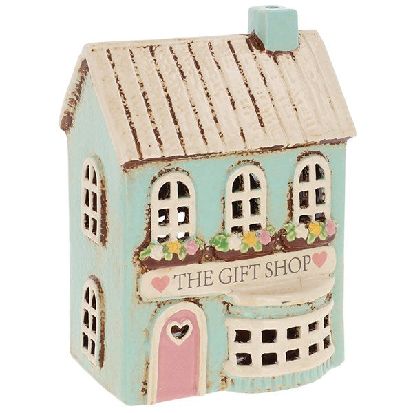 Village Pottery Gift Shop House T-Light Holder