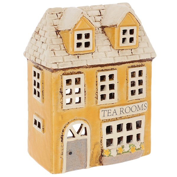 Village Pottery Tea Rooms House T-Light Holder