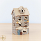 Village Pottery Crown Real Ales Pub House T-Light Holder