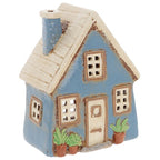 Village Pottery Garden Slat Roof House T-Light Holder