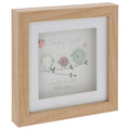 Baby Girl Square Pebble Glass Plaque
