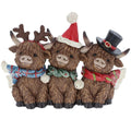 Christmas Highland Cow Trio