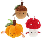 Plush Autumn Pals Hanging - Acorn - Pumpkin  - Mushroom