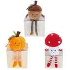 Plush Autumn Pals Shelf Sitters - Acorn - Pumpkin  - Mushroom