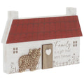 Highland Cow House Wooden Block - Family