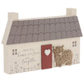 Highland Cow House Wooden Block - Bless