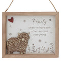 Highland Cow Wall Plaque - Family