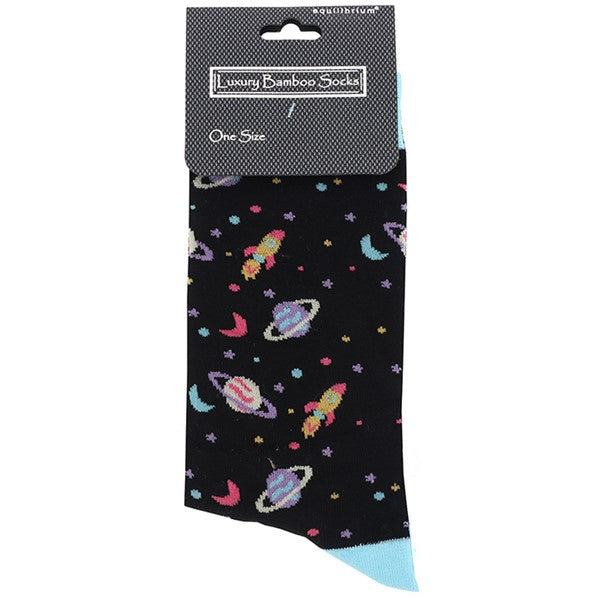 Men's Bamboo Socks - Solar System Planets