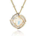 Moonstone Luxe Gold Plated Necklace