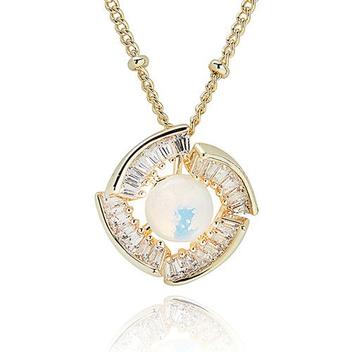 Moonstone Luxe Gold Plated Necklace