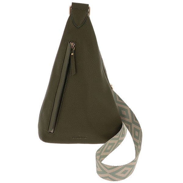 Rucksack Style Cross Body Bag Sage
