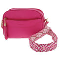 Front Pocket Cross Body Bag Pink