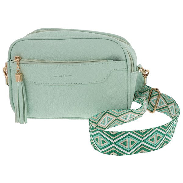 Front Pocket Cross Body Bag Mint