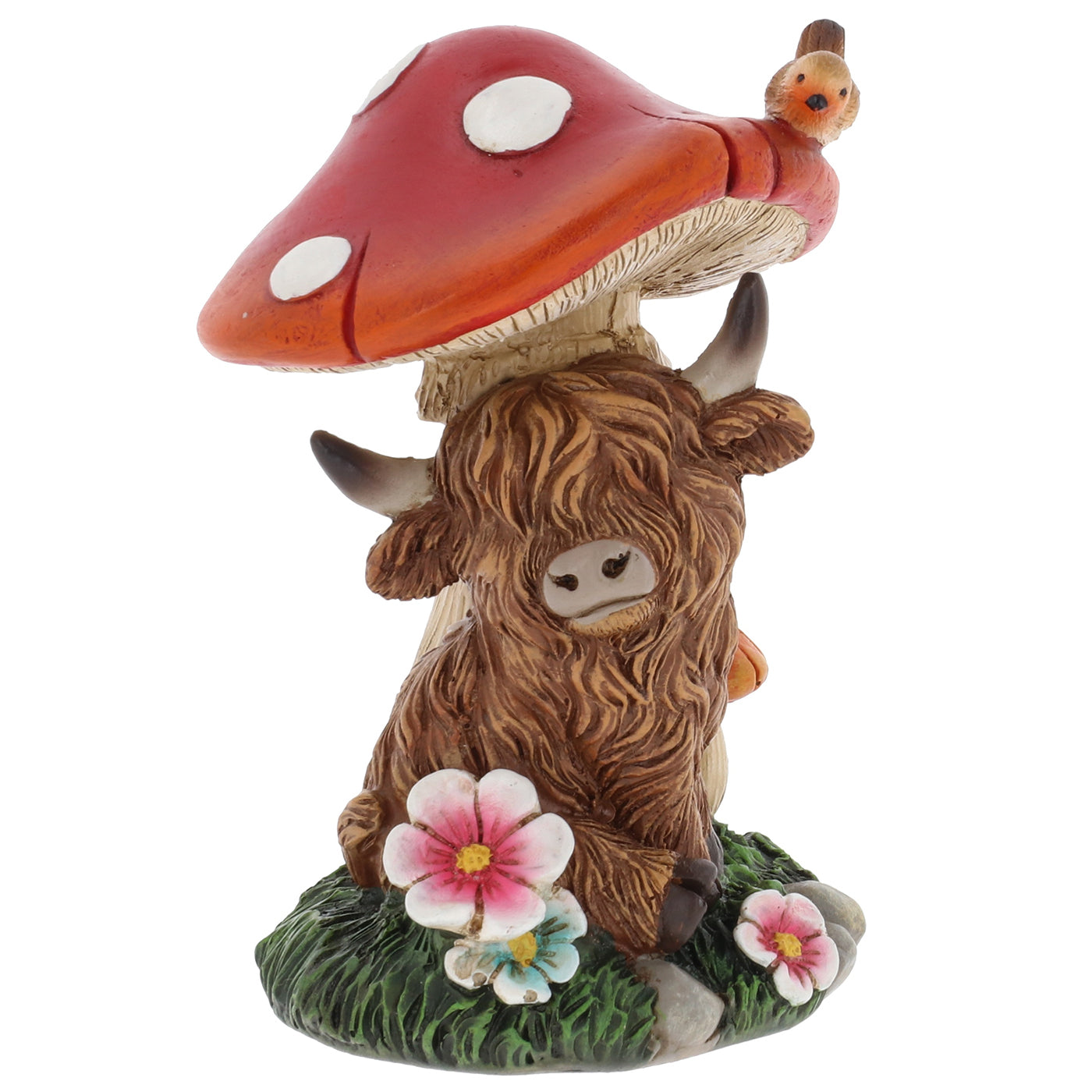 Highland Cow & Mushroom Ornaments