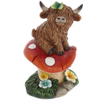 Highland Cow & Mushroom Ornaments