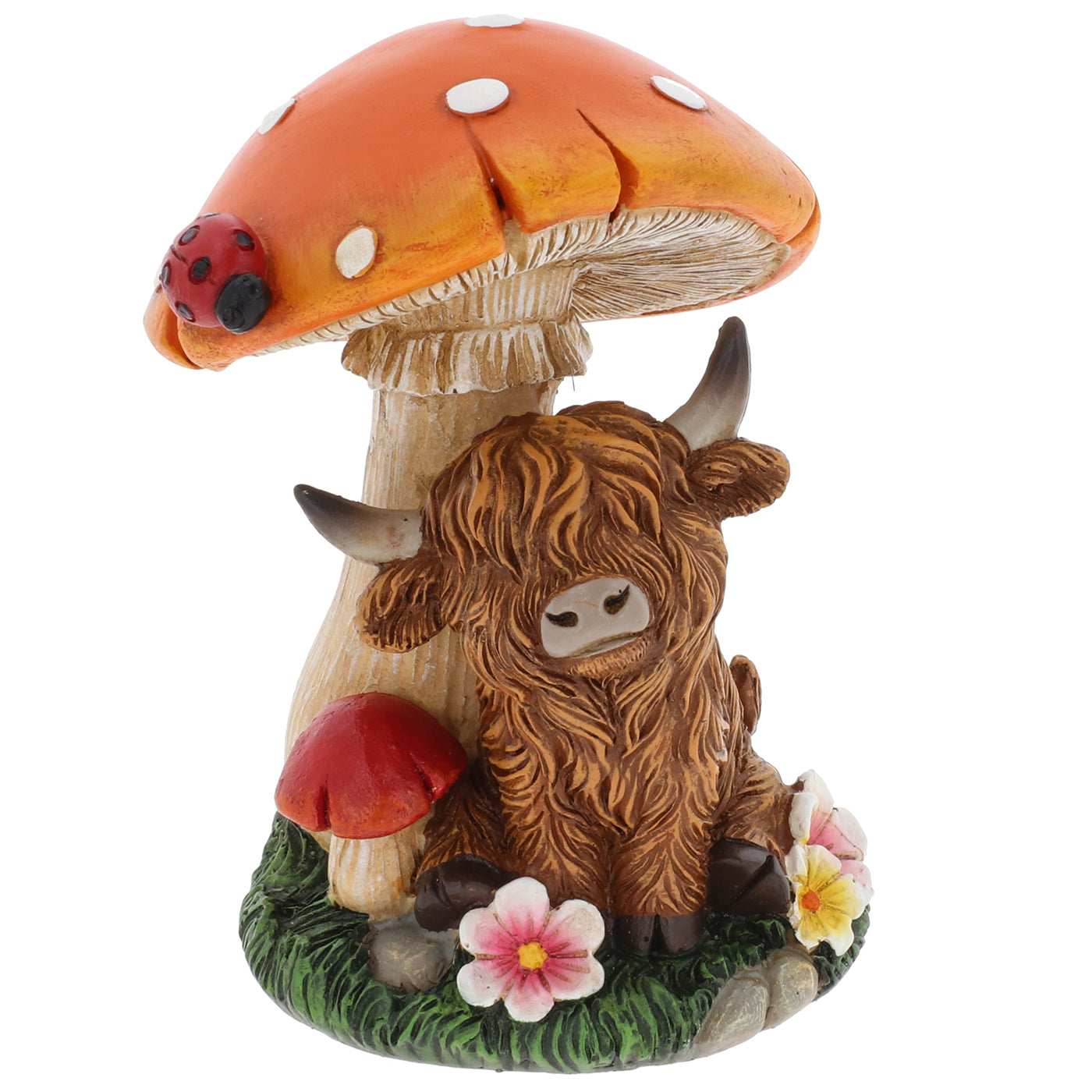 Highland Cow & Mushroom Ornaments