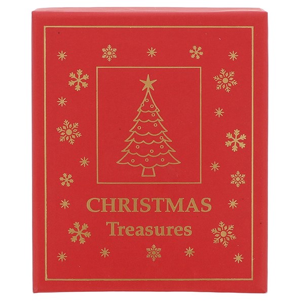 Christmas Treasures Robin On Holly Metal & Enamel Tree Decoration & Keepsake